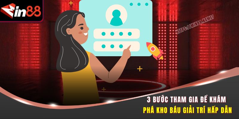 Hướng Dẫn Đăng Nhập Min88 - Thành Công Ngay Từ Lần Đầu Tiên 2 3 bước tham gia để khám phá kho báu giải trí hấp dẫn