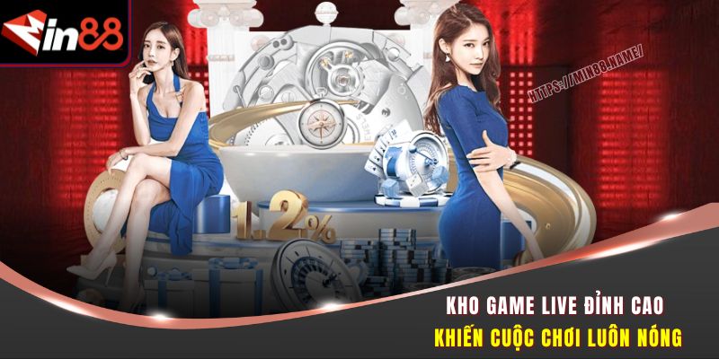 Live Casino 24/7 Min88 – Đặt Phát Ăn Liền, Cược Cực Đã Tay 2 Kho game live đỉnh cao khiến cuộc chơi luôn nóng