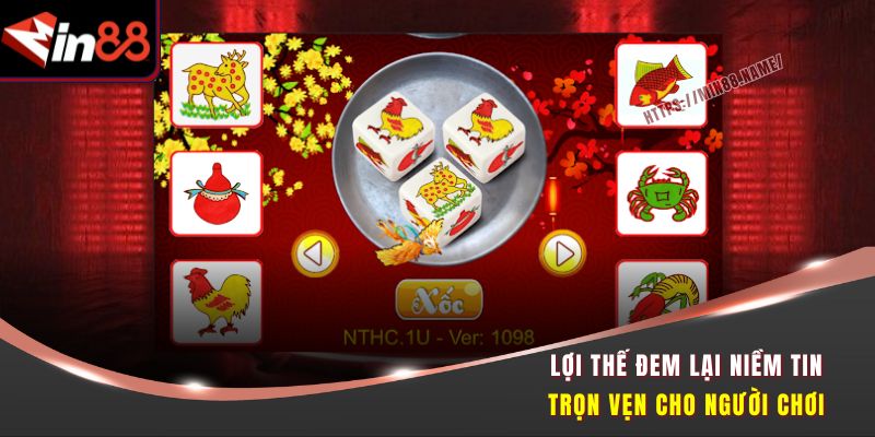 Bầu Cua Đổi Thưởng Min88 - Lắc Phát Ăn Ngay, Tiền Về Liền Tay 2 Lợi thế đem lại niềm tin trọn vẹn cho người chơi